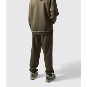 Pantalon de jogging athlétique personnalisé, coupe ample, patte d'éléphant, pour homme, style cargo - Product Image 3