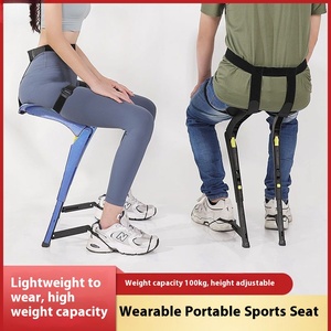 Silla Deportiva Multifuncional de Diseño Moderno, <span class=keywords><strong>Taburete</strong></span> Plegable Portátil para Exteriores, Pesca y Viajes, <span class=keywords><strong>Asiento</strong></span> Portátil, Exoesqueleto de Plástico - Product Image 3