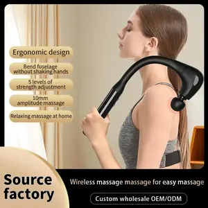 2024 Hot Selling Muscle Hammer Stick Powerful Fascial Gun Handheld Muscle Massager Gun Usb Port