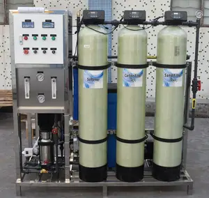 250lph Ro Watersysteem Koeltoren Gerecycleerde Behandeling Machine Multimedia Koolfilter Met Ozon Generator Prijs Te Koop