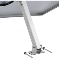 Support de montage de panneaux solaires réglable et facile à installer, avec pieds arrière et avant