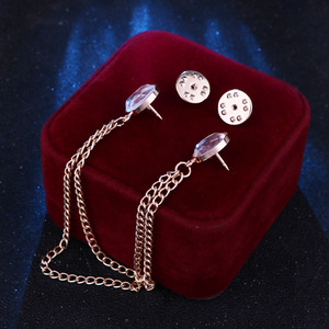 Corea del Sur moda borla Joker Rhinestone cadena Collar personalizado camisa cadena accesorio latón joyería al por mayor <span class=keywords><strong>buscar</strong></span> título - Product Image 6