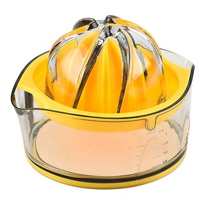 Snelle Levering Duurzaam Food Grade Plastic Manual Oranje Juicer Citruspers/Citruspers Met Ergonomisch Handvat