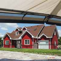 Vente en gros de villas préfabriquées de luxe modernes à 2 chambres, en panneaux sandwich en acier léger, à plusieurs étages, installation facile, imperméables