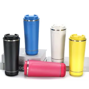 Hot Selling Travel Portable Stainless Steel Water Bottle With Wireless Speakers