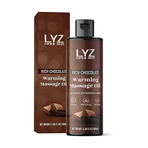 Aceite esencial de chocolate + aceite de semilla de uva + aceite esencial de limón, relajante + iluminador + revitalizante, Aceite de Masaje