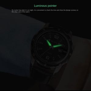 Último diseño banda de acero impermeable calendario de los hombres de negocios reloj de cuarzo esfera grande Retro al por mayor - Product Image 3