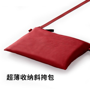 Lightweight Crossbody Bag <b>Square</b> Shoulder Bag Oxford Cloth Portable Outdoor Sports Women's Bag Red Black - Product Image 5
