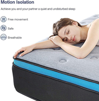 Matelas pliable de luxe moderne pour chambre à coucher, matelas en boîte Colchao, tailles Queen, King, Twin, avec ressorts ensachés en gel et mousse à mémoire de forme, vente en gros