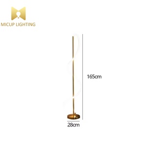 โคมไฟตั้งพื้นทำจากซิลิโคนลายโน้ตดนตรียาวสำหรับตกแต่งห้องนั่งเล่นดีไซน์เรียบง่ายนอกจากนี้ยังมีไฟ LED พื้นทันสมัย - Product Image 3