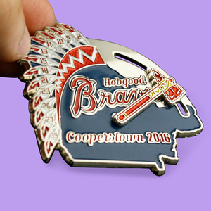 Spilla smaltata dura produttore personalizzato parte scorrevole rigida squadra di baseball spilla smaltata - Product Image 4