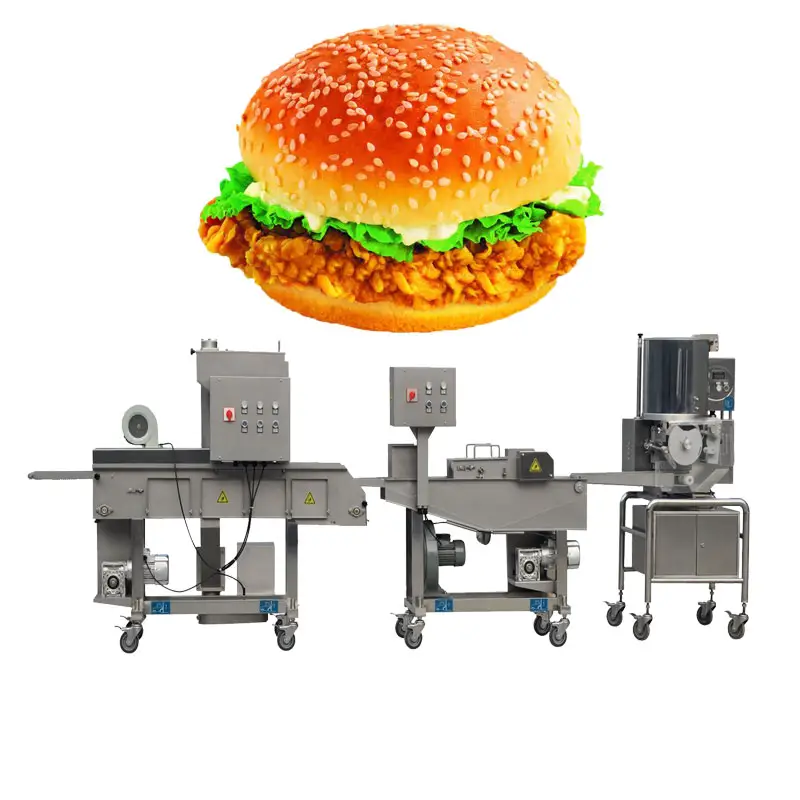 Macchina automatica patty/beef burger patty maker macchina per il pane/pressa per hamburger regolabile