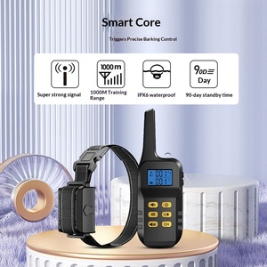 Factory Dog <strong>Collars</strong> Deep Waterproof Long Stand-by Time 1000m Range Rechargeable <strong>Remote</strong> <strong>Pet</strong> <strong>Training</strong> <strong>Collar</strong> - Product Image 1