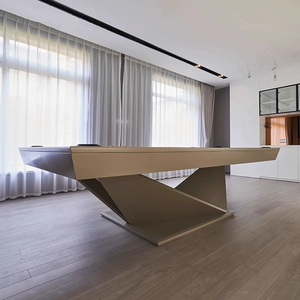 Table de <span class=keywords><strong>billard</strong></span> américaine de luxe moderne de 8 pieds en bois massif avec poches de récupération, plateau en ardoise durable et écologique pour usage domestique et commercial - Product Image 6
