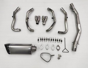 Tuyau d'échappement de moto ZX4R <span class=keywords><strong>2023</strong></span> pour KAWASAKI Ninja ZX4R Tuyau d'échappement en acier et titane - Product Image 5