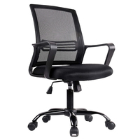 Chaise de bureau ergonomique moderne en maille avec soutien lombaire, base en acier inoxydable et hauteur réglable, fabriquée sur mesure par un fabricant chinois