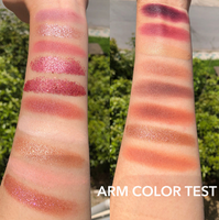 Palette d'ombres à paupières Nude 18 couleurs, maquillage végétalien, vendeur, marque privée, sans cruauté