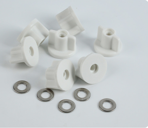 M6 Gewinde Toilettensitz-Montagemutter- und Unterlegscheiben-Set – PP-Kunststoffmuttern & Edelstahl-Unterlegscheiben für Top-Lock-Befestigung von Toilettenscharnieren - Product Image 6