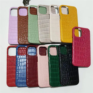 Funda de piel de cocodrilo para iphone 13 pro max, funda protectora de lujo de cuero para iphone 13 12 X XS Max 11 Pro - Product Image 1