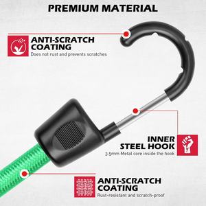 Juego de 60 Cuerdas Elásticas Multifuncionales para Exteriores y Hogar - Product Image 4