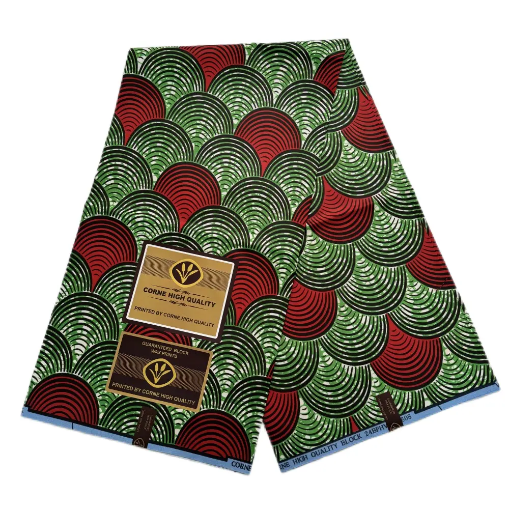 High quality African cotton wax prints can be customized