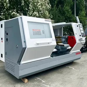 Máquina de torno CNC horizontal de precisão para serviço pesado China CK6180 Máquina-ferramenta CNC