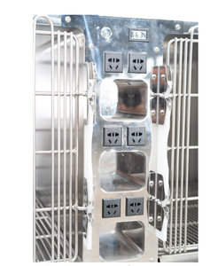 Cage Vétérinaire de Luxe Réutilisable en Acier Inoxydable 304 pour Chiens et Chats, pour Clinique Vétérinaire, Hôpital pour Animaux, Injection, CE ISO - Product Image 2