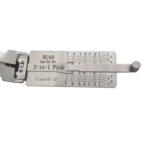 Nuovo HU49 Lishi Lock Pick Tool 2 in 1 Car Door Lock Pick Decoder sblocca Tool Lock Picks - Product Image 2