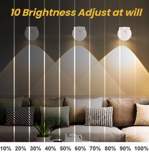 Không dây RGB từ xa spotlight có thể sạc lại giọng đèn <span class=keywords><strong>Led</strong></span> Puck Đèn Dimmable hẹn giờ Tường Đèn uplight góc tác phẩm nghệ thuật chiếu sáng - Product Image 6