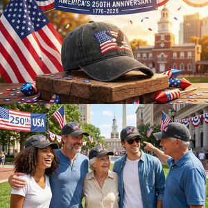 Özel İşlemeli Amerika Birleşik Devletleri 250. Yıl Dönümü Baba Şapkası, ABD Beyzbol Şapkası 1776-<span class=keywords><strong>2026</strong></span> Erkekler ve Kadınlar için Amerikan Beyzbol Şapkası - Product Image 5