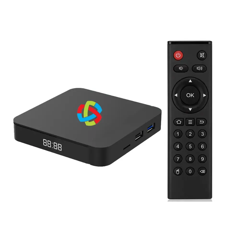 Hlq-H618 Reclame Cloud Systeem Ondersteuning Scherm 4Gb 32Gb Alle Winnaar H618 Gratis Zet Logo Video Op Achtergrond Tv Box