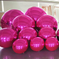 Sphères métalliques gonflables en PVC Décoration de fête Ballons géants Gonflables Ballon réfléchissant Grand ballon miroir brillant Ballon miroir gonflable