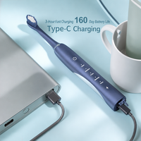Brosse à dents électrique 31000 VPM sonique, 5 modes, écran LCD, étanche IPX7, charge Type C, 40 jours d'autonomie, soins bucco-dentaires pour adultes