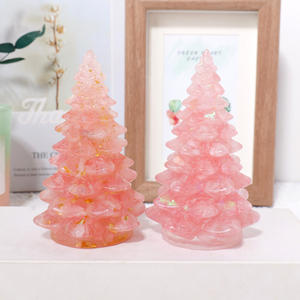 Großhandel Natürlicher Heilkristall-Kies Bastelarbeiten DIY Kristallsplitter Harz Weihnachtsbäume Kristall Souvenir Geschenke - Product Image 6