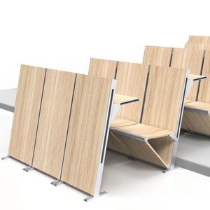 Conjunto de Mesas y Sillas Escolares de Aleación de Aluminio Desmontables para Aulas y Salas de Conferencias - Product Image 1