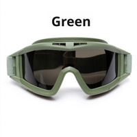 Lunettes de protection en PC pour activités extérieures, résistantes aux chocs, anti-buée, idéales pour le désert et les activités tout-terrain (CS-safe)