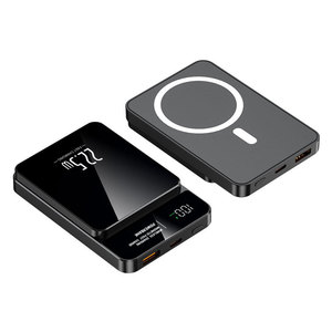 Banco de Energía Magnético de 10000 mAh, Carcasa de PC+ABS, Cinco Colores Disponibles, Cables Integrados, Carga Inalámbrica de 15 W - Product Image 5