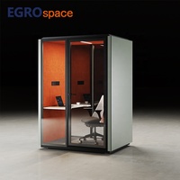 Cabine insonorisée EGROspace personnalisée pour réduire le bruit, cabine de travail insonorisée, cabine de réunion mobile, bureau privé