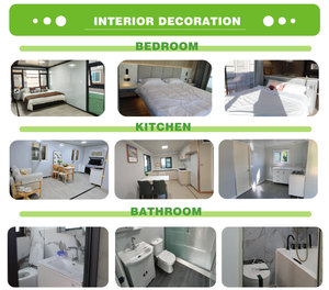 Container Home 40ft Luxury Ready Made <strong>House</strong> Garden Hotel Container Home Double Wing <strong>House</strong> Two Bedroom Prefab <strong>House</strong> - Product Image 4