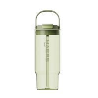 Bouteilles d'eau réutilisables personnalisées Haers 30OZ, grande capacité, bouteille d'eau de sport Tritan 900ml avec couvercle 2 en 1