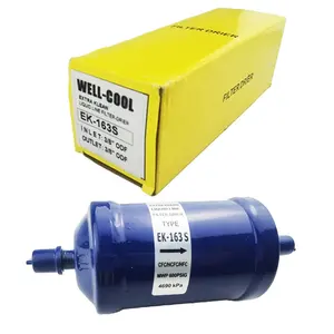 EK-163 EK-163S 3/8 "sekrup Las Filter Drier Harga Refrigerant Liquid Line Filter Drier