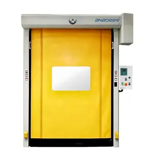 High Quality Pvc automatic Zipper Roll Up Door Interlock Fast Door High Speed Shutter Rapid Doors For Cleanroom Industry