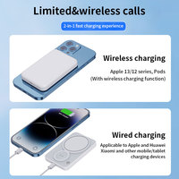 Productos superventas 3 en 1 Banco de energía magnético universal inalámbrico para iPhone, airpods e iwatch