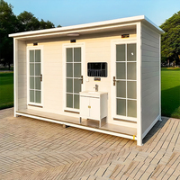 Toilette portable de luxe écologique en tôle galvanisée, deux pièces, légère, durable, installation facile, garantie 1 an