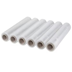 Industrial Transparent LLDPE Stretch Film <b>Roll</b> Clear Ceiling Wrapping Stretch Film for Packaging - Product Image 1