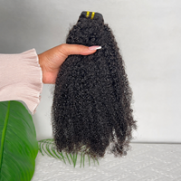 Lot de Cheveux Humains Bouclés Afro Crépus 4C en Gros – Fournisseurs de Bundles Afro Crépus 4C – Extensions de Cheveux Humains Afro Crépus 4C en Vrac, Cheveux Vierges Bruts