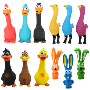 Urlando pollo Pet Dog Toys suono cigolante forma animale masticare cani giocattolo animali domestici giocattolo interattivo per <span class=keywords><strong>cucciolo</strong></span> - Product Image 1