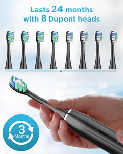 Rechargeable Wireless <b>Electric</b> <b>Toothbrush</b> with 8 Brush <b>Heads</b> IPX7 Waterproof Holder Case - Product Image 5