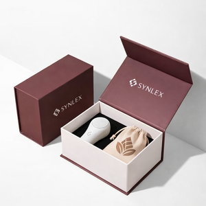 Caja de Embalaje Cosmético Personalizada Premium, Caja Magnética en Forma de Libro para Set de Herramientas de Cuidado de la Piel, Impresión Personalizada Directa de Fábrica - Product Image 1