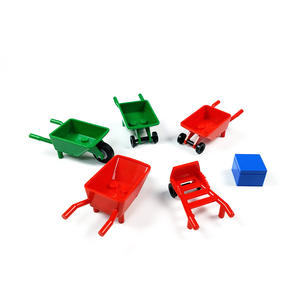 Moc छोटे कण भवन ब्लॉक सहायक उपकरण एकल पहिया ट्रॉली शहर इंजीनियरिंग निर्माण परिवहन उपकरण - Product Image 1